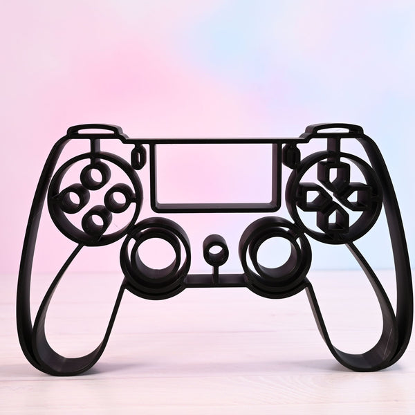 Modern Gaming Controller Wall Art, Game Controller Silhouette Home Decor, Modern Hobbies and Desk Line Art, Gamer Gift Ideas