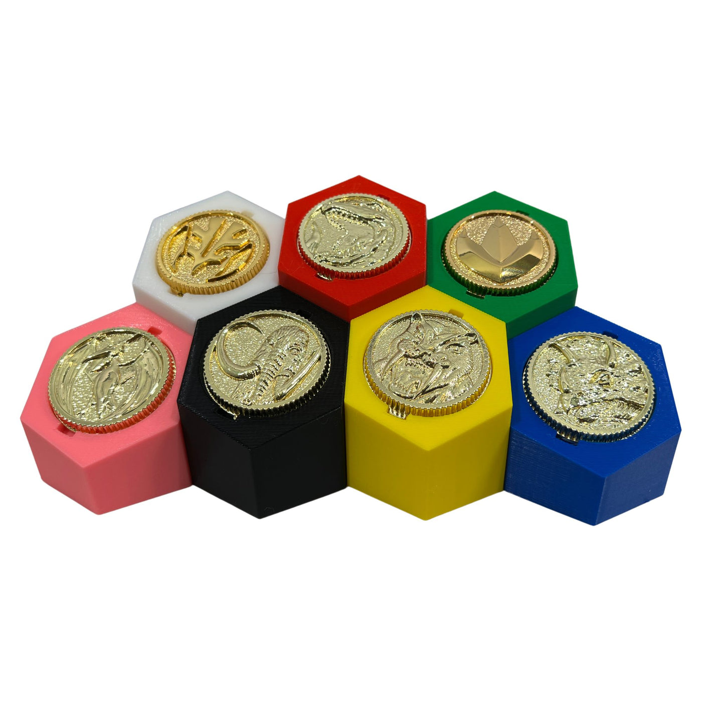 Lightning Collection MMPR Coin Display Stands – product image 11