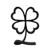 Upright Shamrock Decor, Minimalist Line Art Clover, Lucky Clover Home Decor, Modern Hobbies, Desk Line Art