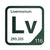 Livermorium periodic table Elemental Tile in Forest Green