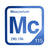 Moscovium periodic table Elemental Tile in Blue