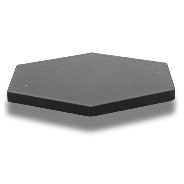 Large Octagon Action Figure Stands – Durable Display Set in Matte White or Black, Individual Heights or Full Set Available