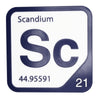 SCANDIUM Periodic Table Tile – Educational Wall Art for Science Lovers, 5.6 x 5.6 Inches