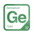 Germanium periodic table Elemental Tile in Green