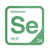Selenium periodic table Elemental Tile in Green