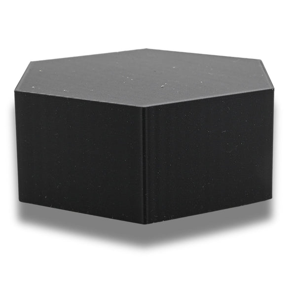 Large Octagon Action Figure Stands – Durable Display Set in Matte White or Black, Individual Heights or Full Set Available