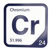 CHROMIUM Periodic Table Tile – Educational Wall Art for Science Lovers, 5.6 x 5.6 Inches