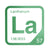 Lanthanum periodic table Elemental Tile in Green