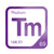 Thulium periodic table Elemental Tile in Purple