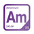 Americium periodic table Elemental Tile in Purple