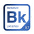 Berkelium periodic table Elemental Tile in Blue