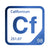 Californium periodic table Elemental Tile in Blue