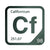 Californium periodic table Elemental Tile in Forest Green