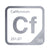 Californium periodic table Elemental Tile in Gray