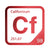 Californium periodic table Elemental Tile in Red