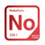 Nobelium periodic table Elemental Tile in Red