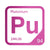 Plutonium periodic table Elemental Tile in Magenta