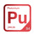 Plutonium periodic table Elemental Tile in Red