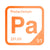 Protactinium periodic table Elemental Tile in Orange