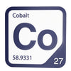 COBALT Periodic Table Tile – Educational Wall Art for Science Lovers, 5.6 x 5.6 Inches