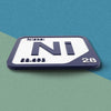 NICKEL Periodic Table Tile – Educational Wall Art for Science Lovers, 5.6 x 5.6 Inches