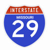 Interstate 29 Road Sign Replica – Personalized Travel Sign | Home & Office Wall Decor (8.54” x 8.53”)