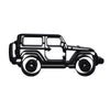 Jeep Wrangler,2 Door Side View Sculpture, Minimalist Line Art, Off-Road Vehicle Wall Decor, Adventure Lover Gift, Modern Desk Display