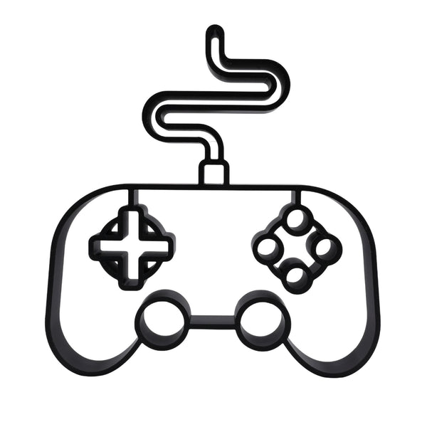 Gaming Console Controller Figure, Game Controller Silhouette Home Decor, Modern Hobbies and Desk Line Art, Gamer Gift Ideas