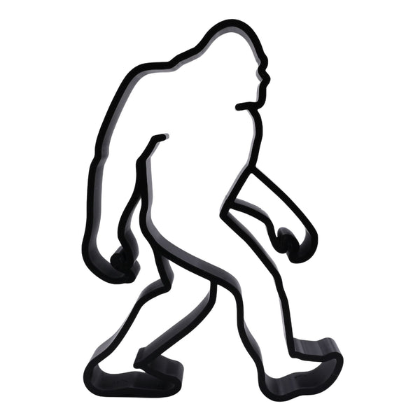 Sasquatch Walking, Bigfoot Line Art Figure, 3D Printed Gift, Unique Camper Gift Idea, Yeti Line Art Sculpture, Minimalist Home Decor