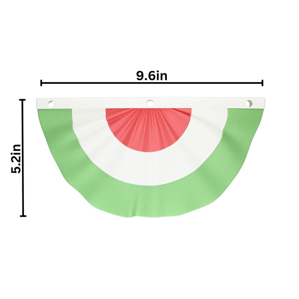 Apple Blossom Tri Color Flag - 9.6" x 5.2" x 0.68", 5 oz