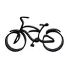 Beach Cruiser Bike Sculpture, Minimalist Line Art Cyclists, Bicycle Silhouette Home Decor, Modern Hobbies and Desk Line Art