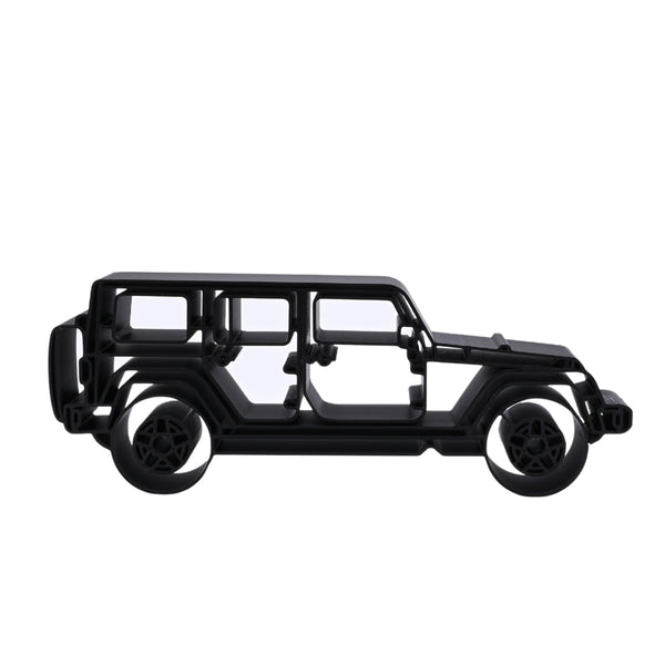 Jeep Wrangler, 4 Door Side View Sculpture, Minimalist Line Art, Off-Road Vehicle Wall Decor, Adventure Lover Gift, Modern Desk Display