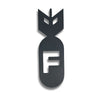 F Bomb Wall Sign - Explosive Humor Home Decor, Easy to Install, Quirky and Durable, Perfect Funny Gift Idea