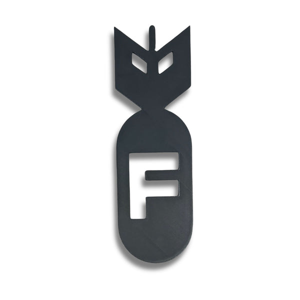 F Bomb Wall Sign - Explosive Humor Home Decor, Easy to Install, Quirky and Durable, Perfect Funny Gift Idea