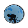 Moon Cyclist LED Lite Box – Modern Illuminated Silhouette Wall Art – Perfect for Home Decor & Unique Gifts