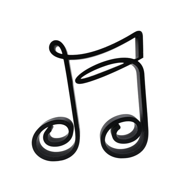 Double Eighth Note Decor, Minimalist Line Art, Musical Note Artwork, Music Enthusiasts Home Decor, Modern Hobbies, Desk Line Art