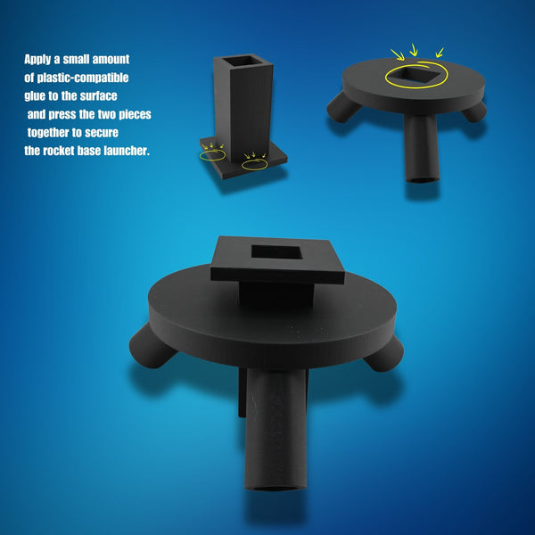 Large Model Rocket Launch Base - Precision Platform for Hobbyists & Educators,