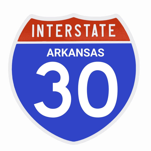 Interstate 30 Road Sign Replica – Personalized Travel Sign | Home & Office Wall Decor (8.54” x 8.53”)77