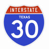 Interstate 30 Road Sign Replica – Personalized Travel Sign | Home & Office Wall Decor (8.54” x 8.53”)77