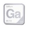 GALLIUM Periodic Table Tile – Educational Wall Art for Science Lovers, 5.6 x 5.6 Inches