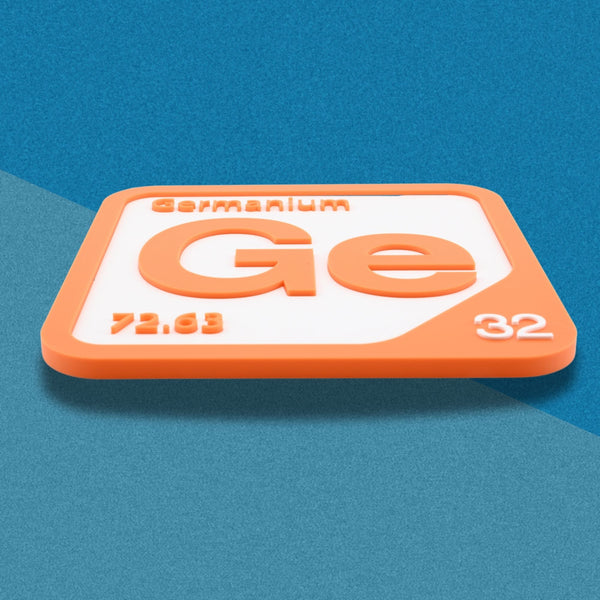 GERMANIUM Periodic Table Tile – Educational Wall Art for Science Lovers, 5.6 x 5.6 Inches