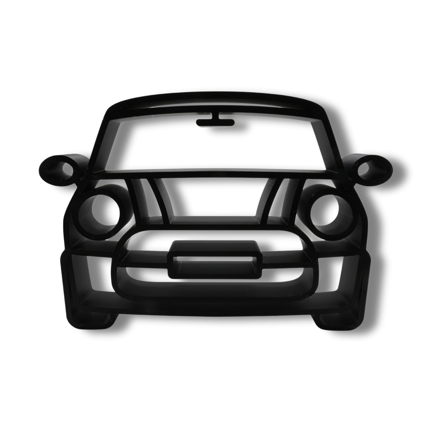Mini Cooper Front View Elegant Outlines sculpture — front view