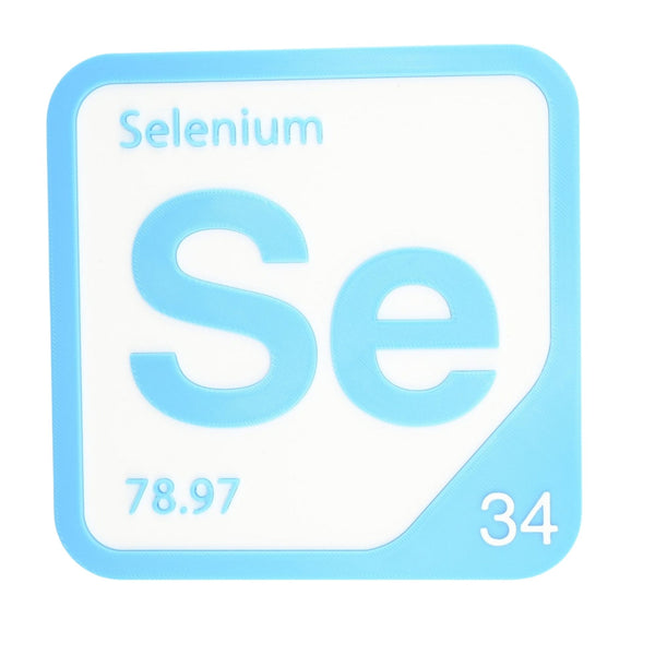 SELENIUM Periodic Table Tile – Educational Wall Art for Science Lovers, 5.6 x 5.6 Inches