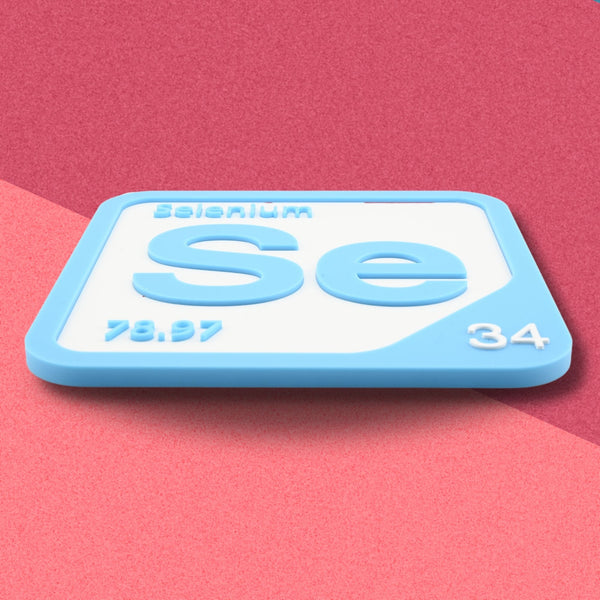 SELENIUM Periodic Table Tile – Educational Wall Art for Science Lovers, 5.6 x 5.6 Inches