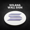 SOL Solana Wall Sign - Cryptocurrency Decor, Modern Solana Logo Wall Art, Perfect Gift for Crypto Enthusiasts