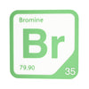 BROMINE Periodic Table Tile – Educational Wall Art for Science Lovers, 5.6 x 5.6 Inches
