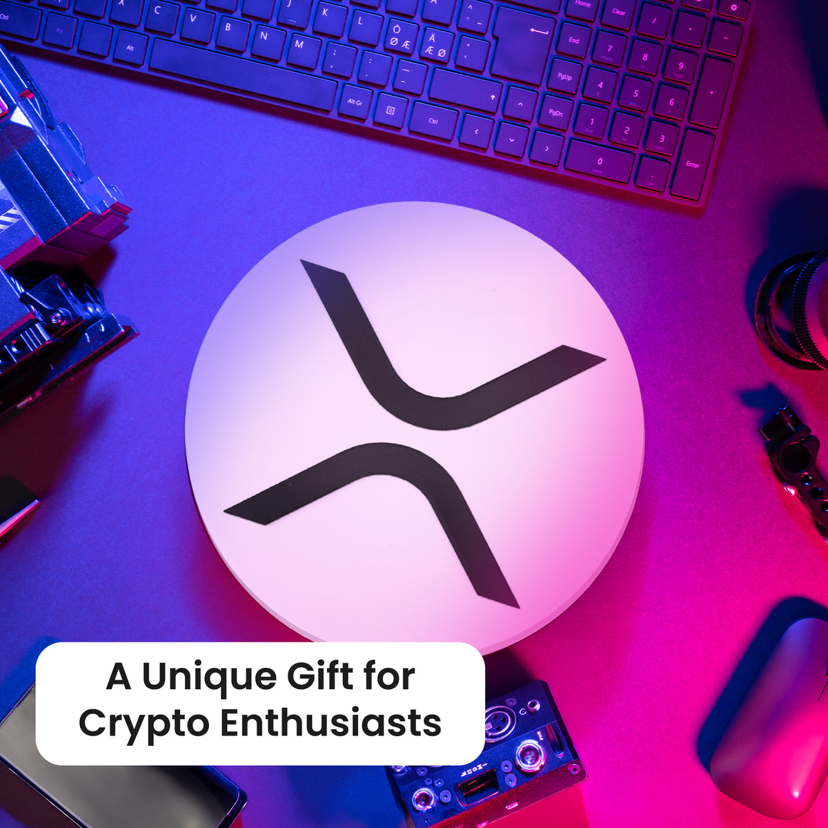 Xrp Crypto Wall Sign White — extra 3