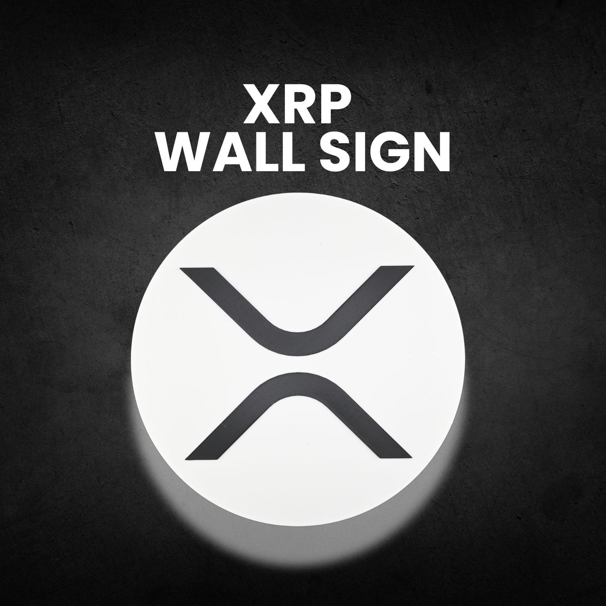 Xrp Crypto Wall Sign White — extra 1