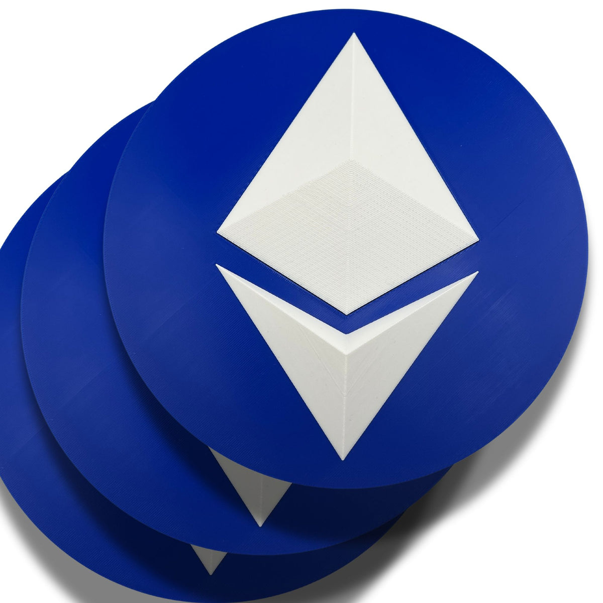 Ethereum Crypto Wall Sign — flat