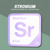 STRONTIUM Periodic Table Tile – Educational Wall Art for Science Lovers, 5.6 x 5.6 Inches